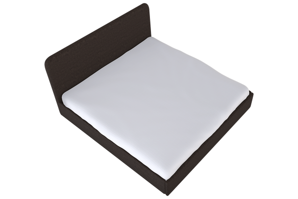 Moss Home Detroit King Bed – Modern Minimalism With Sleek Sophistication For A Contemporary Bedroom Design Espresso 100% Polyester Detr-bed-kin-shoesp