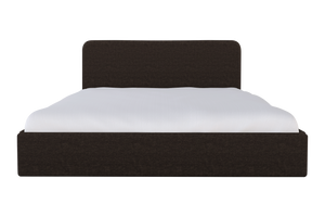 Moss Home Detroit King Bed – Modern Minimalism With Sleek Sophistication For A Contemporary Bedroom Design Espresso 100% Polyester Detr-bed-kin-shoesp