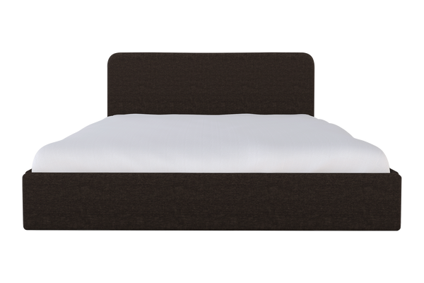 Moss Home Detroit King Bed – Modern Minimalism With Sleek Sophistication For A Contemporary Bedroom Design Espresso 100% Polyester Detr-bed-kin-shoesp