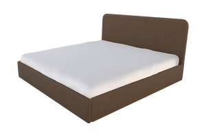 Moss Home Detroit King Bed - Modern Minimalism With Sleek Sophistication For A Contemporary Bedroom Retreat Cafe 100% Polyester Detr-bed-kin-stucaf