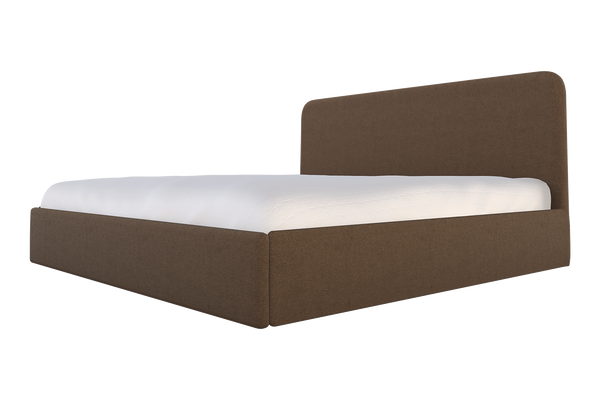 Moss Home Detroit King Bed - Modern Minimalism With Sleek Sophistication For A Contemporary Bedroom Retreat Cafe 100% Polyester Detr-bed-kin-stucaf