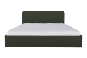 Moss Home Detroit King Bed - Modern Minimalism With Sleek Sophistication For A Contemporary Bedroom Retreat Forest 100% Polyester Detr-bed-kin-stufor