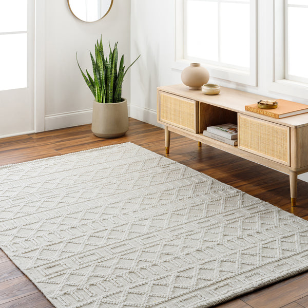 Daffodil DFF-2303 9' x 12' Handmade Rug DFF2303-912  Beige, Ivory Surya