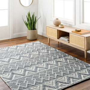 Daffodil DFF-2305 9' x 12' Handmade Rug DFF2305-912  Gray, White, Charcoal Surya