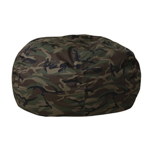 English Elm Duncan Oversized Refillable Bean Bag Chair - Ultimate Comfort for Gaming, Lounging, and Relaxation Camouflage DG-BEAN-LARGE-CAMO-GG