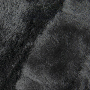 English Elm Duncan Oversized Refillable Bean Bag Chair - Ultimate Comfort for Gaming, Lounging, and Relaxation Black Furry DG-BEAN-LARGE-FUR-BK-GG