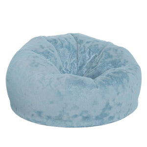 English Elm Duncan Oversized Refillable Bean Bag Chair - Ultimate Comfort for Gaming, Lounging, and Relaxation Teal Furry DG-BEAN-LARGE-FUR-TL-GG