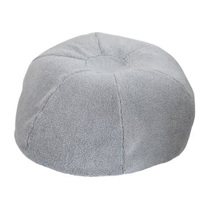 English Elm Duncan Oversized Refillable Bean Bag Chair - Ultimate Comfort for Gaming, Lounging, and Relaxation Gray Sherpa DG-BEAN-LARGE-SHERPA-GY-GG