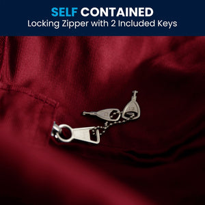 English Elm Duncan Oversized Refillable Bean Bag Chair - Ultimate Comfort for Gaming, Lounging, and Relaxation Red DG-BEAN-LARGE-SOLID-RED-GG