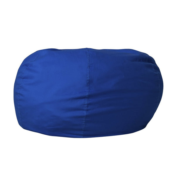 English Elm Duncan Oversized Refillable Bean Bag Chair - Ultimate Comfort for Gaming, Lounging, and Relaxation Royal Blue DG-BEAN-LARGE-SOLID-ROYBL-GG