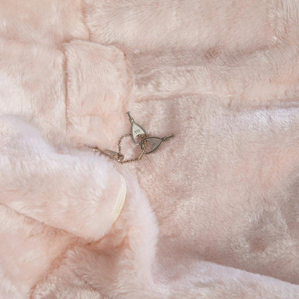 English Elm Dillon Refillable Bean Bag Chair for Kids and Teens - Comfy, Durable, Easy-Clean Fun Seating Option Blush Furry DG-BEAN-SMALL-FUR-BLS-GG