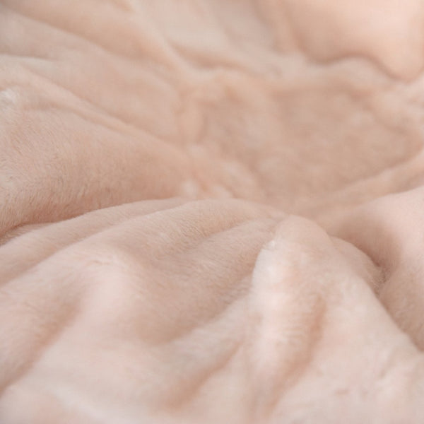 English Elm Dillon Refillable Bean Bag Chair for Kids and Teens - Comfy, Durable, Easy-Clean Fun Seating Option Blush Furry DG-BEAN-SMALL-FUR-BLS-GG