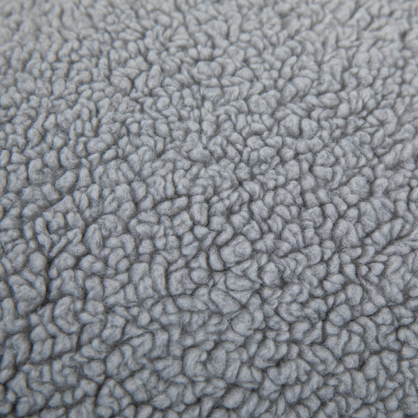 English Elm Dillon Cozy Refillable Bean Bag Chair for Kids and Teens - Soft, Portable, Easy-Clean Seating Solution Gray Sherpa DG-BEAN-SMALL-SHERPA-GY-GG