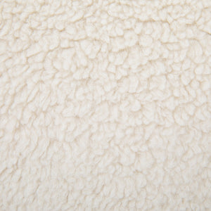 English Elm Dillon Cozy Refillable Bean Bag Chair for Kids and Teens - Soft, Portable, Easy-Clean Seating Solution Natural Sherpa DG-BEAN-SMALL-SHERPA-NAT-GG