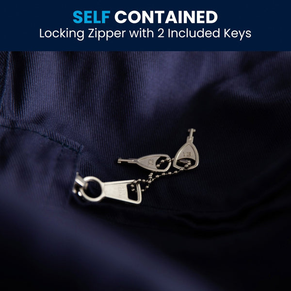 English Elm Dillon Refillable Bean Bag Chair for Kids and Teens - Comfy, Durable, Easy-Clean Fun Seating Option Navy Blue DG-BEAN-SMALL-SOLID-BL-GG