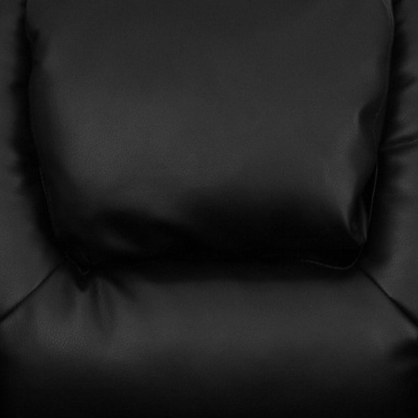 English Elm Vana Cozy Kids Recliner with Cup Holder, Headrest & Safety Features - Perfect for Playtime & Relaxation Black LeatherSoft DG-ULT-KID-BK-GG