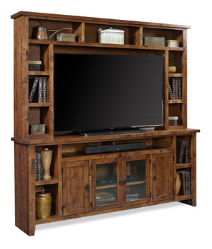 Alder Grove Tobacco 84" Console & Hutch DG1036-TOB,DG1036H-TOB Aspenhome