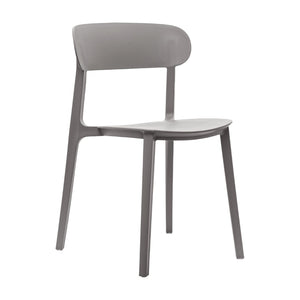 English Elm Dover Indoor-Outdoor Stacking Patio Chair – Durable, Ergonomic, All-Weather Seating for Any Space Gray DHF-340-APP-GRY-GG