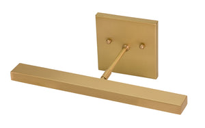 House Of Troy Direct Wire Horizon 12" Led Picture Lights - Elegant Design, Dimmable & Uv-free For Perfect Illumination Satin Brass Metal Dhledz12-51