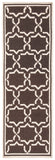 Safavieh Dhurries 545a Chocolate Ivory Chocolate ,Ivory 80% Wool,20% Cotton Dhu545a-2