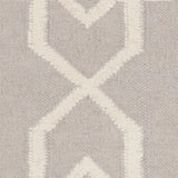 Safavieh Dhurries 548 Hand Woven Flat Weave  Rug Grey / Ivory DHU548G-3