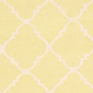 Safavieh Dhurries 554 Hand Woven Flat Weave  Rug Light Green / Ivory DHU554A-3