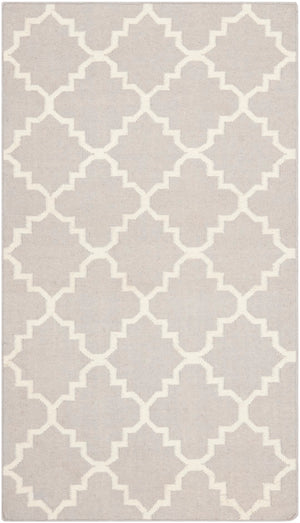 Safavieh Dhurries 554 Hand Woven Flat Weave  Rug Grey / Ivory DHU554G-3