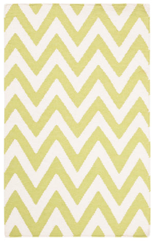 Safavieh Dhurries 557a Green Ivory Green ,Ivory 80% Wool,20% Cotton Dhu557a-24