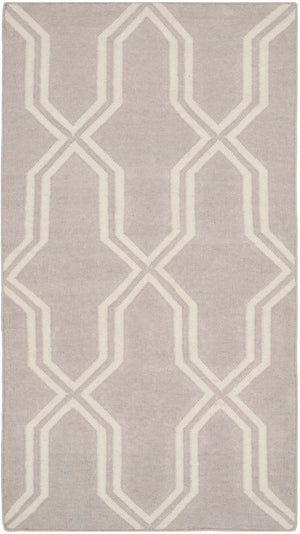 Safavieh Dhurries 559 Hand Woven Flat Weave  Rug Grey / Ivory DHU559G-3
