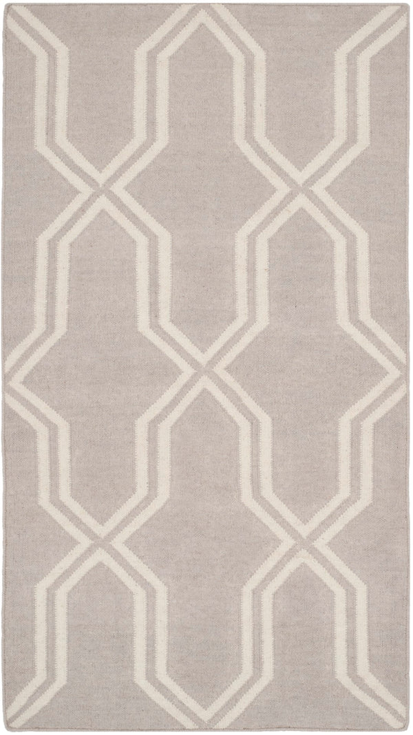 Safavieh Dhurries 559 Hand Woven Flat Weave  Rug Grey / Ivory DHU559G-3