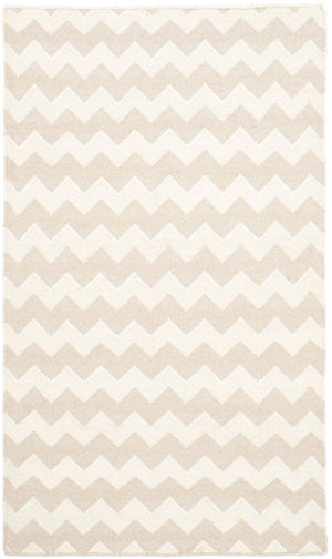 Safavieh Dhurries 644 Hand Woven Flat Weave  Rug Beige / Ivory DHU644A-3