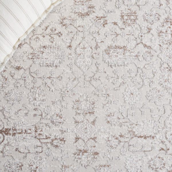 Safavieh Diamond Traditional Ivory & Grey Area Rug – 5'3" X 7'6" – Elegant, Durable, Power-loomed Design Ivory ,Grey Polyester Dia152a-5