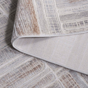 Safavieh Diamond Modern Area Rug – Elegant Abstract Design For Living Room, Dining, Or Bedroom Décor Grey ,Light Grey Polyester Dia154f-9