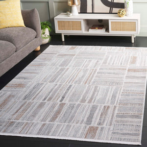 Safavieh Diamond Modern Area Rug – Elegant Abstract Design For Living Room, Dining, Or Bedroom Décor Grey ,Light Grey Polyester Dia154f-9