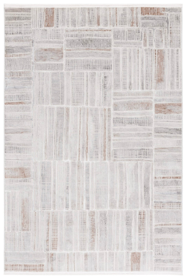 Safavieh Diamond Modern Area Rug – Elegant Abstract Design For Living Room, Dining, Or Bedroom Décor Grey ,Light Grey Polyester Dia154f-9