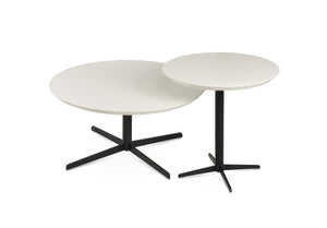 Soho Concept Diana Coffee Table - Elegant Black, Brass, Or Chrome Finish With Sturdy Steel Support & Modern Design White  Soho-concept-dining-chair-13717