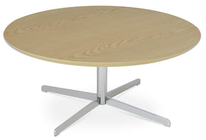 Soho Concept Diana Coffee Table - Elegant Black, Brass, Or Chrome Finish With Sturdy Steel Support & Modern Design Ash,Chrome  Soho-concept-dining-chair-13734