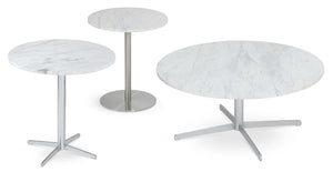 Soho Concept Diana Coffee Table - Elegant Black, Brass, Or Chrome Finish With Sturdy Steel Support & Modern Design   Soho-concept-dining-chair-13711