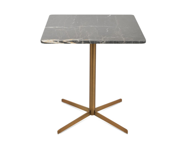 Soho Concept Diana Marble Dining Table: Elegant White Carrara Top With Stylish Chrome & Brass Base, 32" Diameter Brass  Soho-concept-dining-chair-13766
