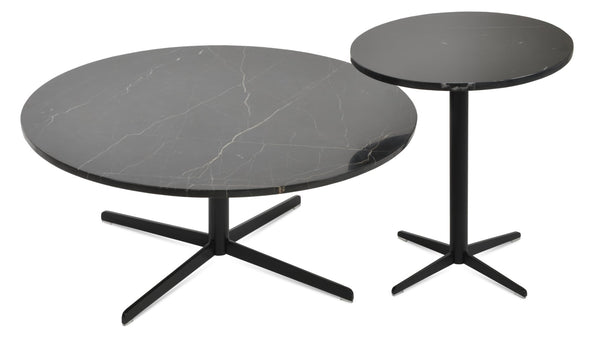 Soho Concept Diana Marble Coffee Table: Luxurious White Carrara Top, Elegant Steel Base, Perfect For Living Spaces Black  Soho-concept-dining-chair-13716