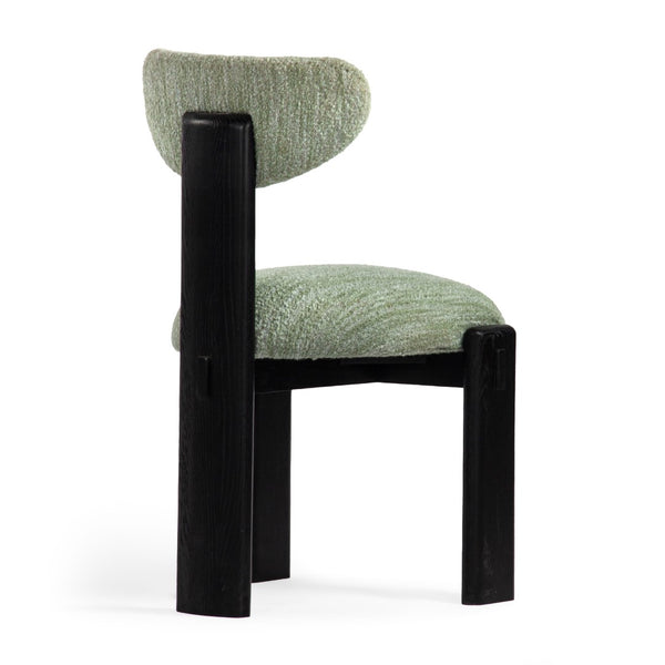 Elio Dining Chair - Soft Sculptural Design with FSC-Certified Oak Legs for Elegant Dining Spaces
