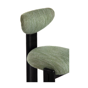 Elio Dining Chair - Soft Sculptural Design with FSC-Certified Oak Legs for Elegant Dining Spaces