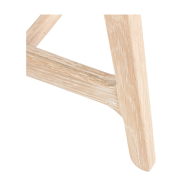 Union Home Porter Counter Stool - Elegant Upholstered Seat With Solid Oak Frame For Stylish Entertaining Spaces Cerused Oak Fsc Certified Oak Wood,Boucle Din00371