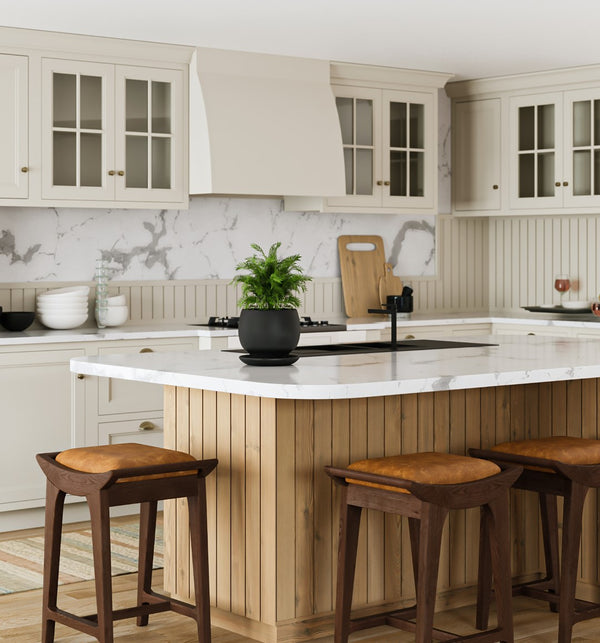 Union Home Porter Counter Stool - Elegant Upholstered Seat With Solid Oak Frame For Stylish Entertaining Spaces Mud Brown Fsc Certified Oak Wood,Leather Din00372