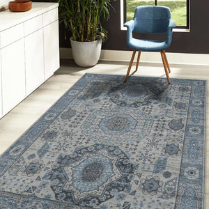 Amer Rugs Divine Hand-knotted Area Rug With Elegant Turkish And Southwestern Motifs, Crafted From Wool Ivory Wool Div10203