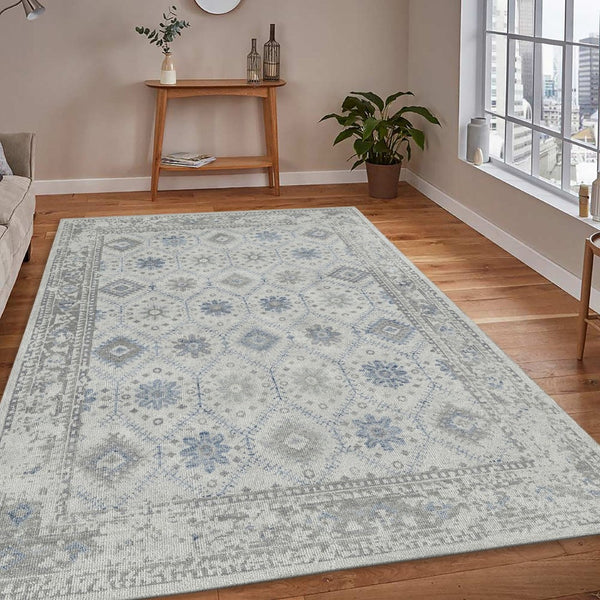 Amer Rugs Divine Hand-knotted Area Rug With Elegant Turkish And Southwestern Motifs, Crafted From Wool Beige Wool Div20203
