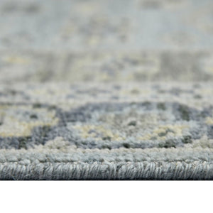 Amer Rugs Divine Hand-knotted Area Rug With Elegant Turkish And Southwestern Motifs, Crafted From Wool Sky Blue Wool Div30203