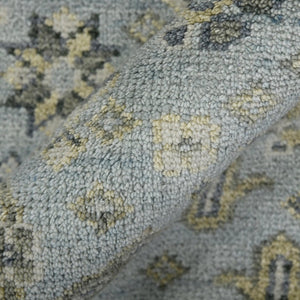 Amer Rugs Divine Hand-knotted Area Rug With Elegant Turkish And Southwestern Motifs, Crafted From Wool Sky Blue Wool Div30203