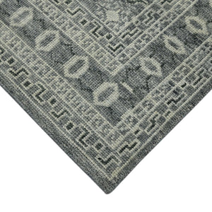 Amer Rugs Divine Hand-knotted Area Rug With Elegant Turkish And Southwestern Motifs, Crafted From Wool Gray Wool Div40203