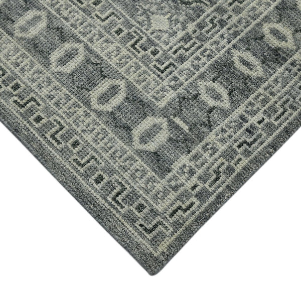 Amer Rugs Divine Hand-knotted Area Rug With Elegant Turkish And Southwestern Motifs, Crafted From Wool Gray Wool Div40203